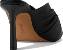 Patie Buckle Gathered High Heel Sandal