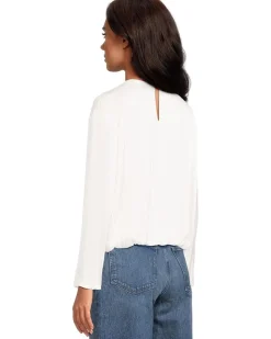 Peach Long Sleeve Bubble Shirt