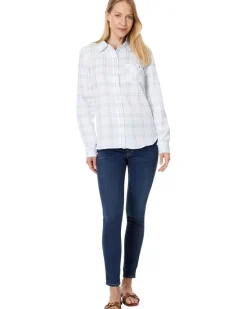 Pebble Plaid Roll Tab