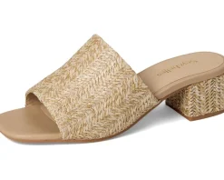 Pepper Raffia Sandal Slide