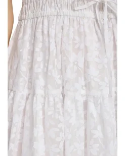 Petal Burnout Fit and Flare Dress