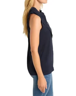 Petite Falling Chiffon Woven Tank