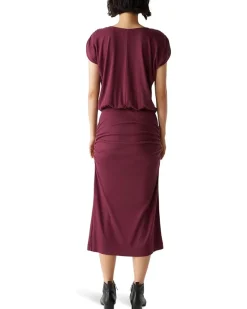 Pippa Gathered Empire Midi Dress