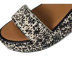 Platfforms Woven Wedge Ankle-Strap Sandals