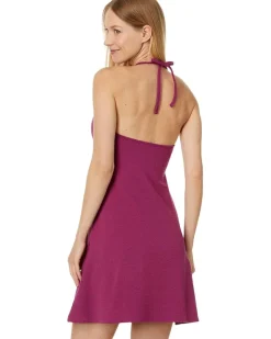 Plumeria Halter Sleeveless Dress