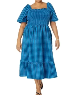 Plus Size Deana Smocked Dress