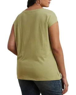Plus Size Grieta Short Sleeve T-Shirt