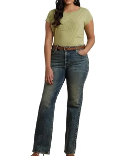 Plus Size Grieta Short Sleeve T-Shirt