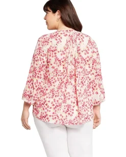 Plus Size Pintuck Blouse