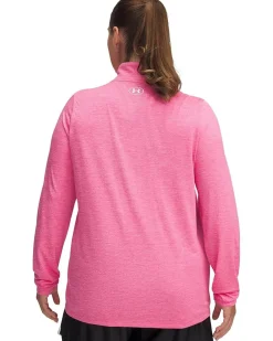Plus Size Tech 1/4 Zip Twist
