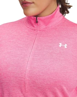 Plus Size Tech 1/4 Zip Twist