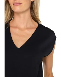 Plush Comfort Knit Dolman Sleeve V-Neck Top