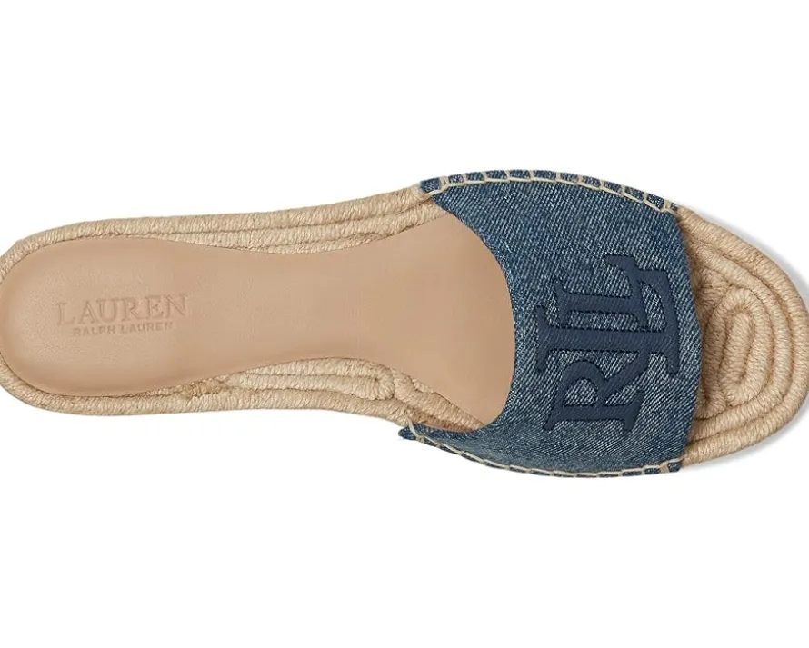 Polly Washed Denim Espadrille