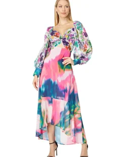 Printed Flounce Hem