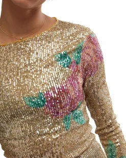 Printed Gold Rush Long Sleeve