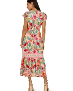 Printed Midi Dress