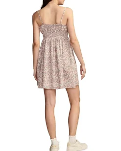 Printed Smocked Sweetheart Mini