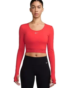 Pro Dri-FIT Cropped Long-Sleeve Top
