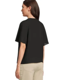 Raglan Flutter Sleeve Blouse