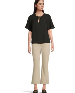 Raglan Flutter Sleeve Blouse