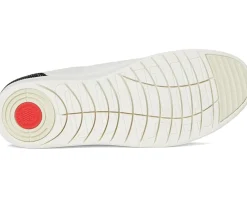 Rally Crystal-Backtab Leather Trainers