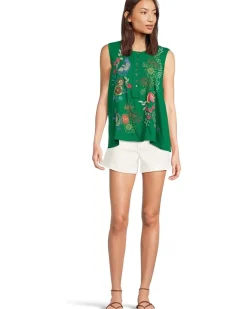 Raw Detail Henley Tank- Cora