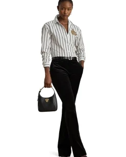 Relaxed Fit Striped Cotton Shirt