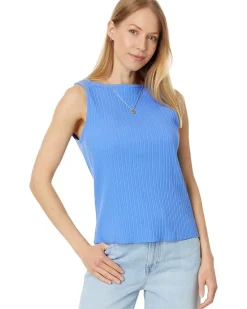 Ribbed Boatneck Tank