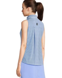 River Striped Sleeveless Top