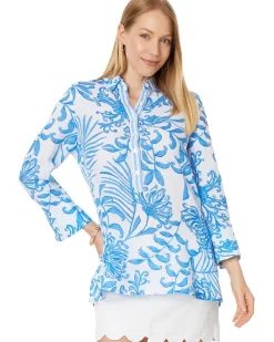 Riverlyn Pieced Print Tunic