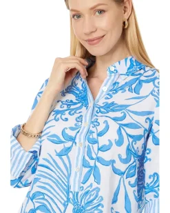 Riverlyn Pieced Print Tunic