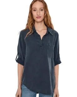 Roll Tab, Patch Pocket, Tunic