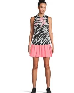 Rorschach Print Full Button-up Front Sleeveless Top