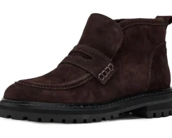 Rory Lug Loafer Bootie - Suede
