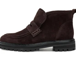 Rory Lug Loafer Bootie - Suede