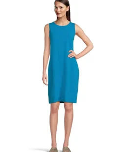 Round Neck Knee Length Dress
