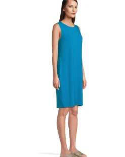 Round Neck Knee Length Dress
