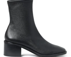 Roxy Stretch Ankle Bootie With Block Heel