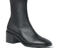 Roxy Stretch Ankle Bootie With Block Heel