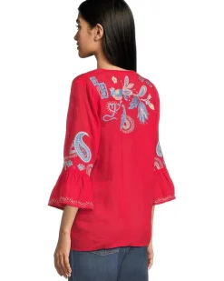 Ruffle Sleeve Blouse