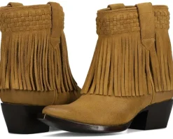 Sacha Short Fringe Bootie