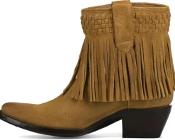 Sacha Short Fringe Bootie