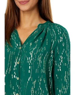 Saige Long Sleeve Silk Top