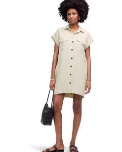 Sammy Utility Dress - Linen