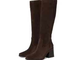Sangeti Stacked Heel Knee High Boot