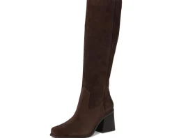 Sangeti Stacked Heel Knee High Boot