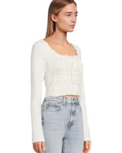 Scarlet Smocked Long Sleeve