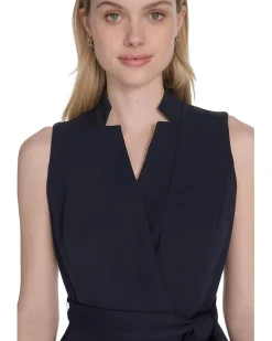 Scuba Crepe Collar Self Tie