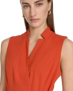 Scuba Crepe Collar Self Tie