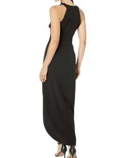 Scuba Crepe Halter Wrap